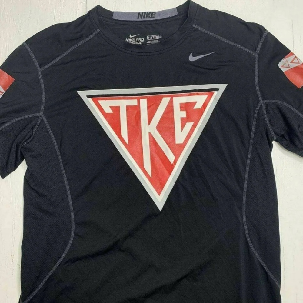 TKE Nike dri fit shirt large men tau kappa epsilon NIKE Lightweight